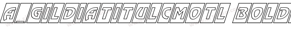 a_GildiaTitulCmOtl Bold字体转换